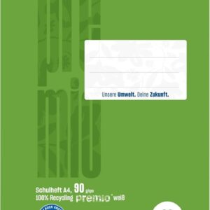 Schulheft Staufen Premio blanko Lin20 - Din A4, 16 Blatt